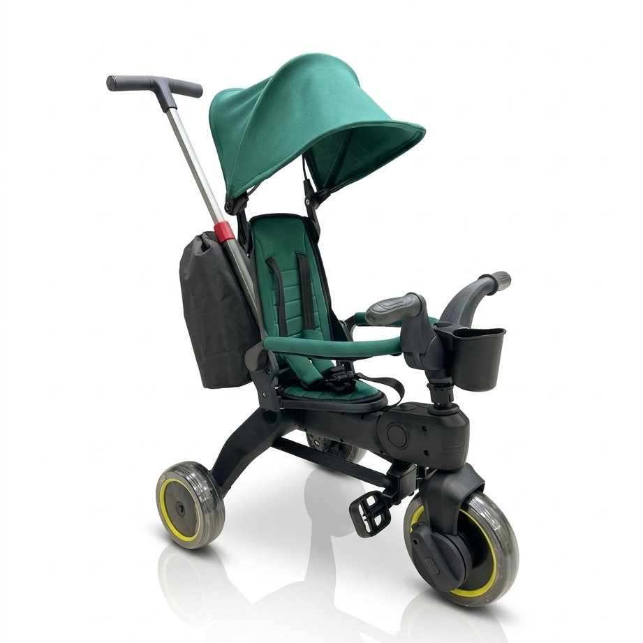 Uşaq Üçtəkərli Velosipedi: Qatlana Bilən və Çoxfunksiyalı Model